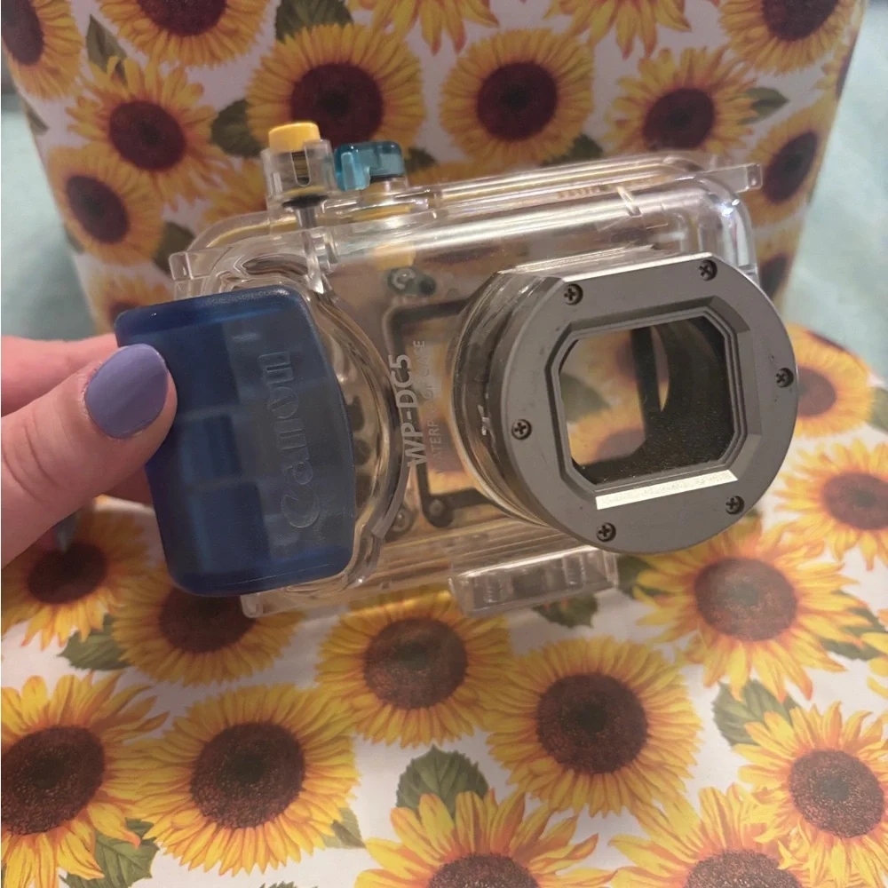 Canon WP-DC5 Waterproof Case - Blue and Clear